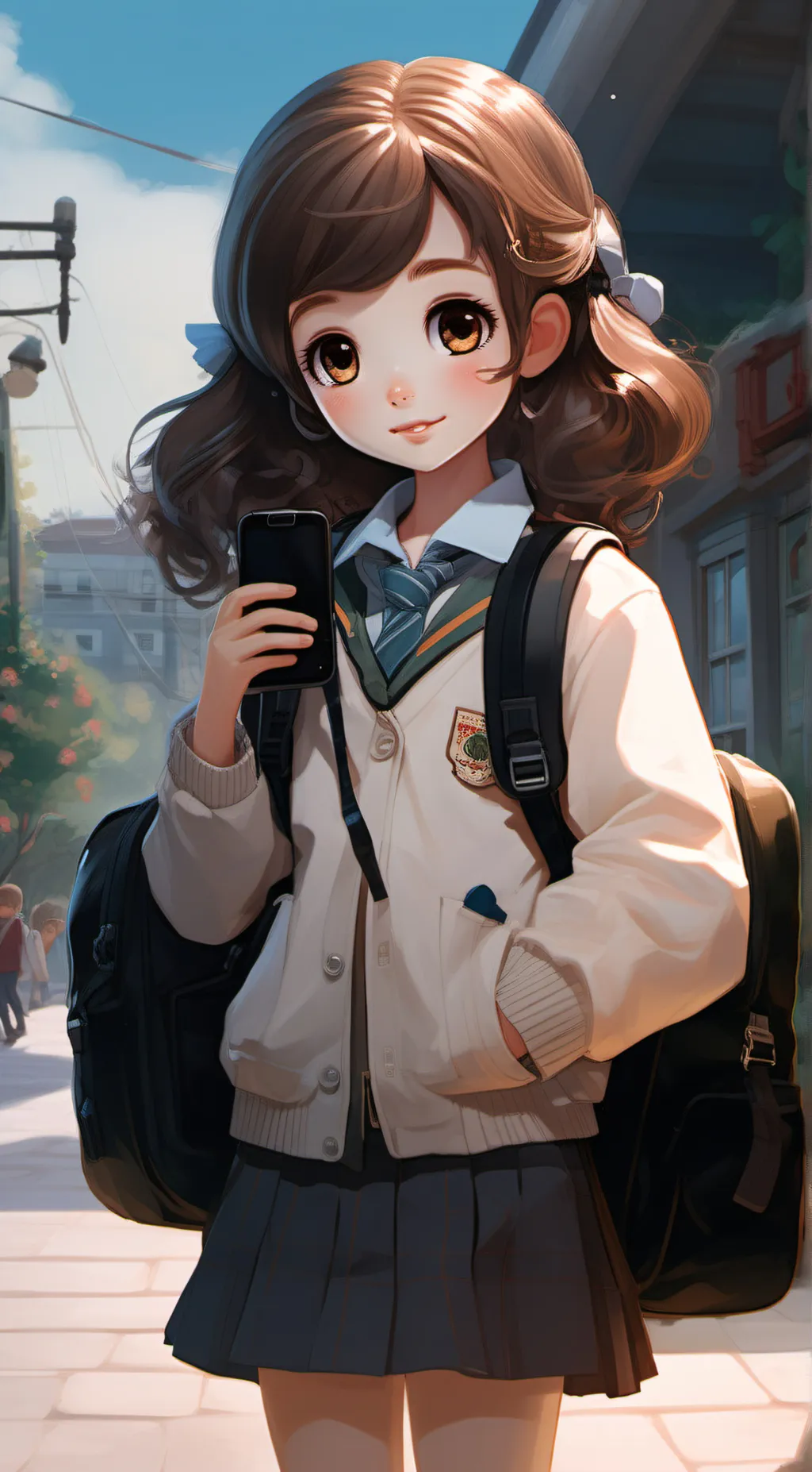 ai character: Lia♡◇♧♤ background