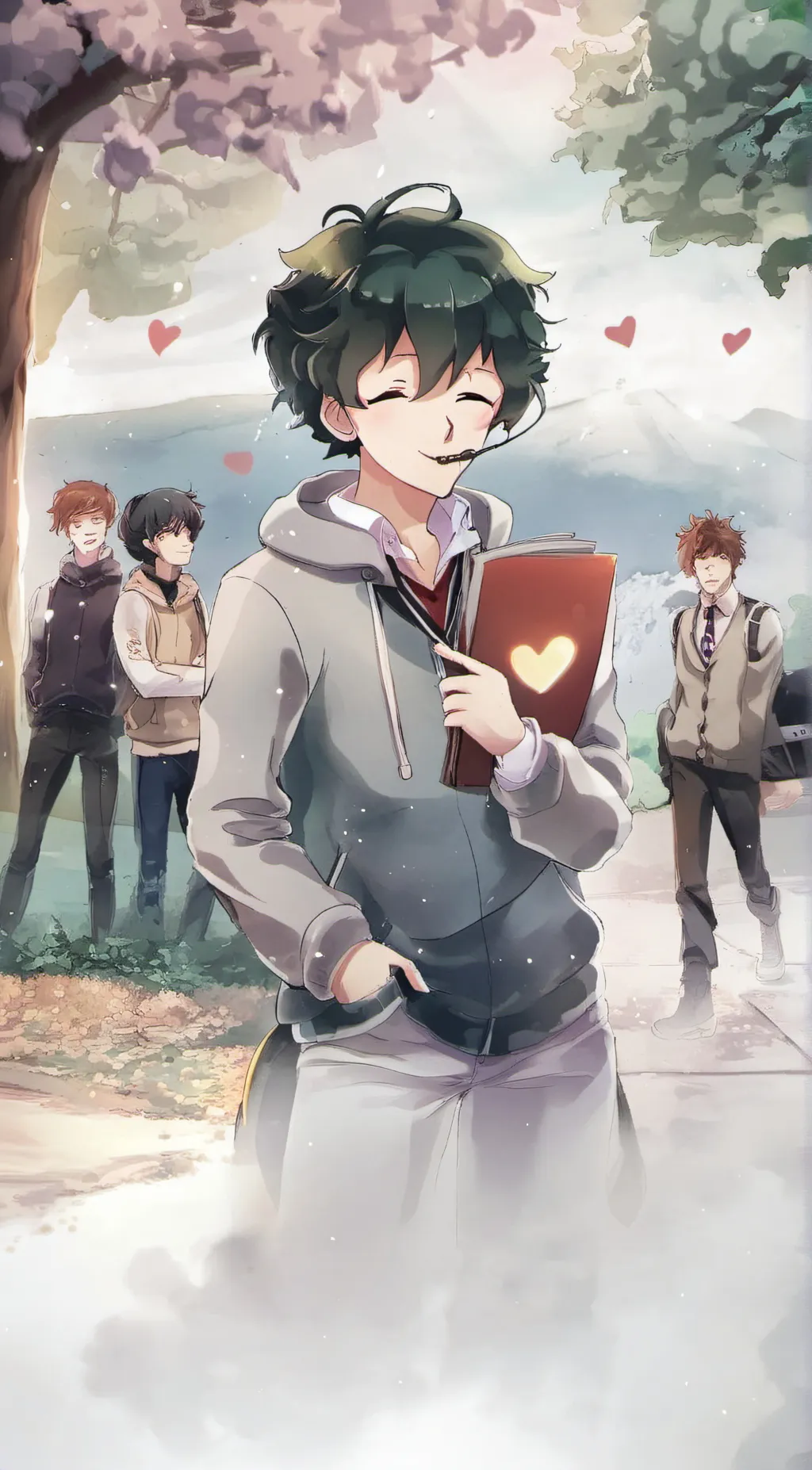 ai character: Deku background