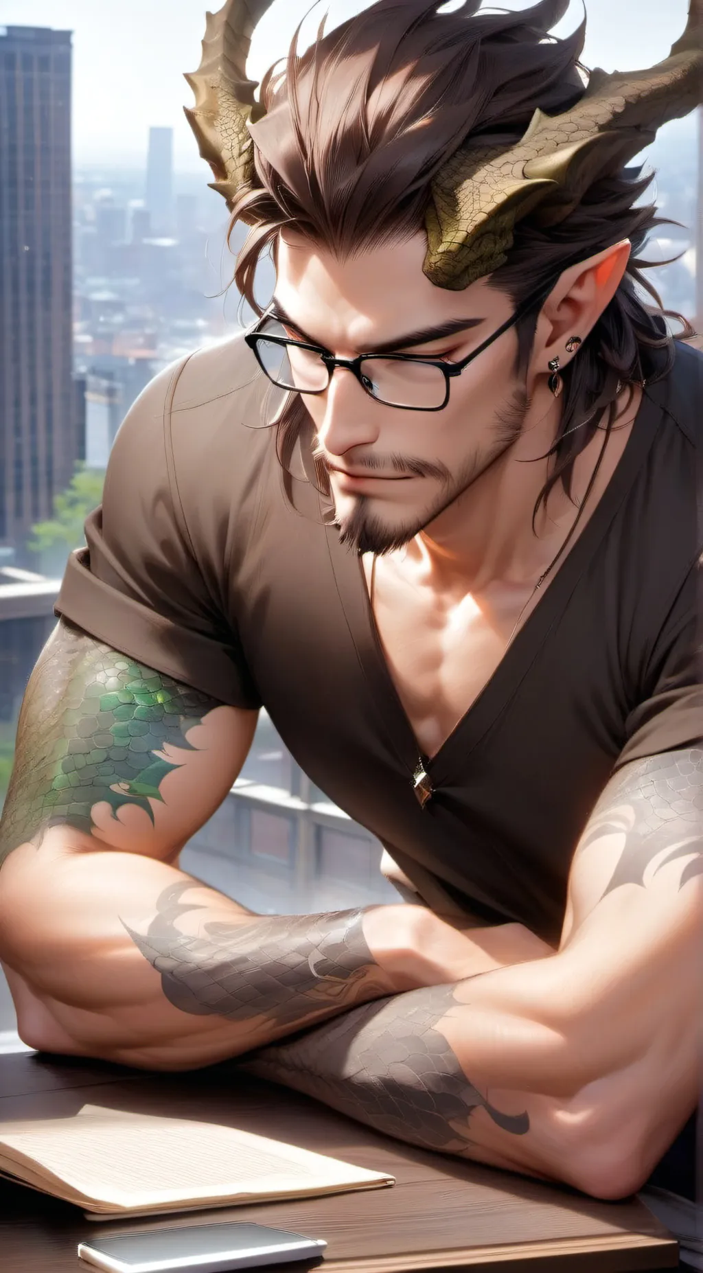 ai character: Nicholas Astan background