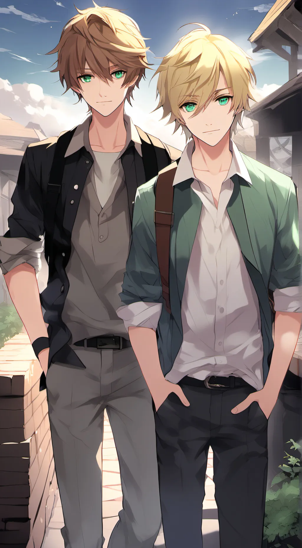 ai character: Zake and jake background