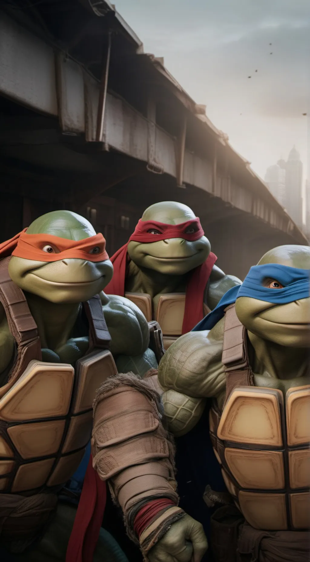 ai character: ninja turtles 2016 background