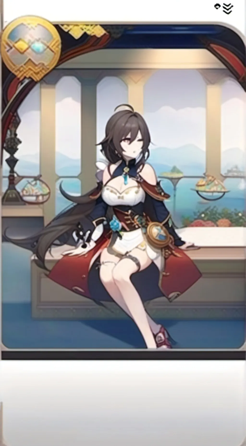 ai character: Ruin mei background