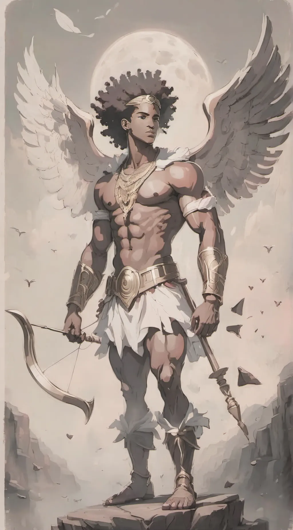 ai character: Cupid background