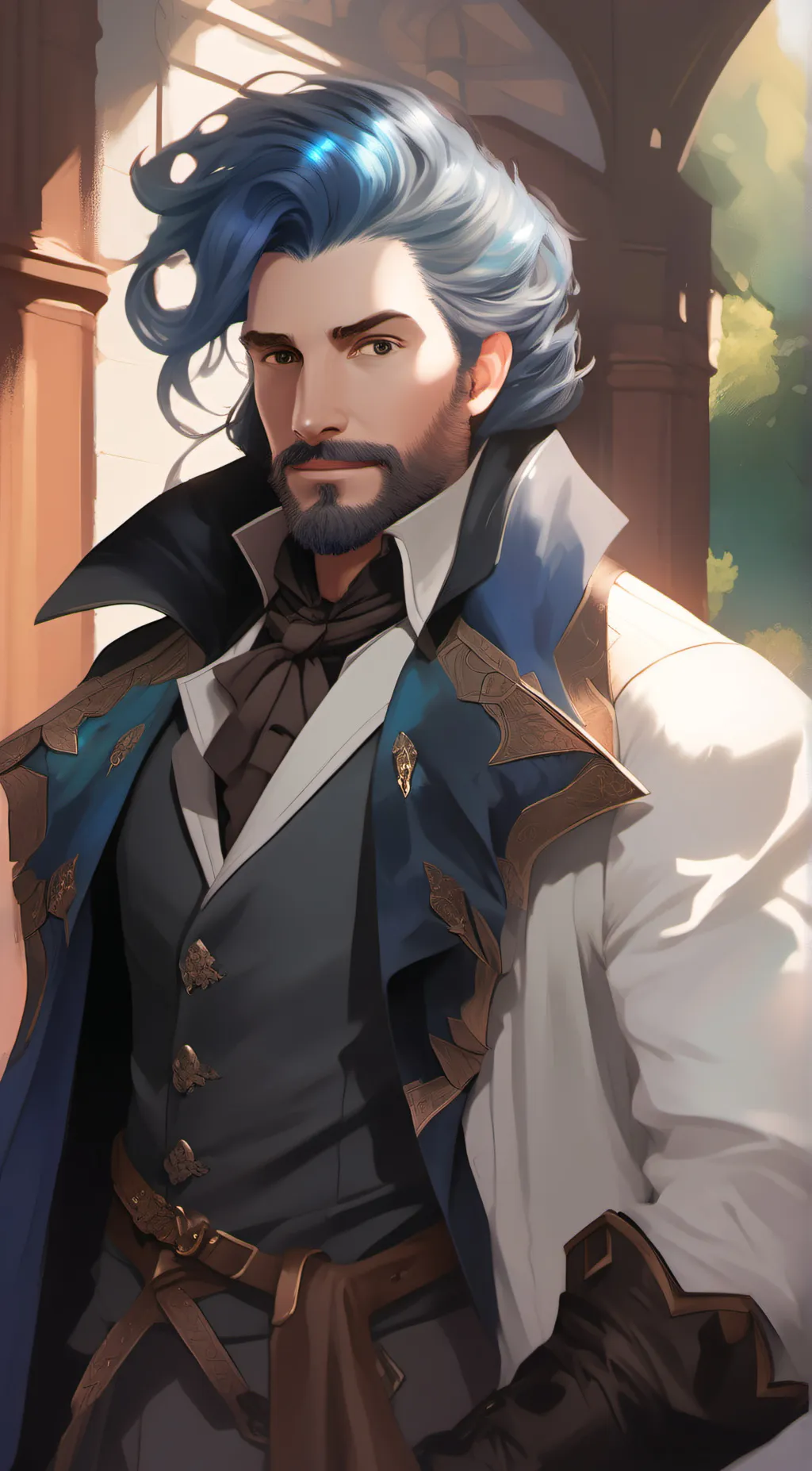 ai character: blake background