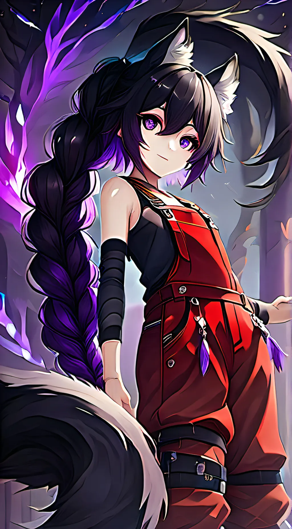 ai character: Bendett tadc oc background