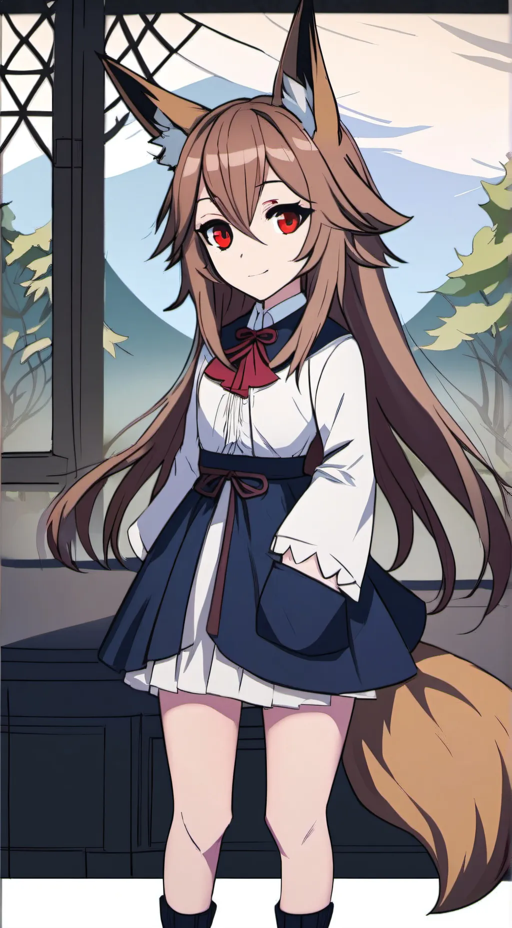 ai character: Luna background