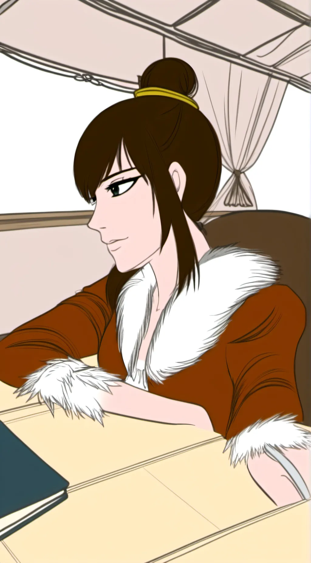 ai character: horas lupercal background
