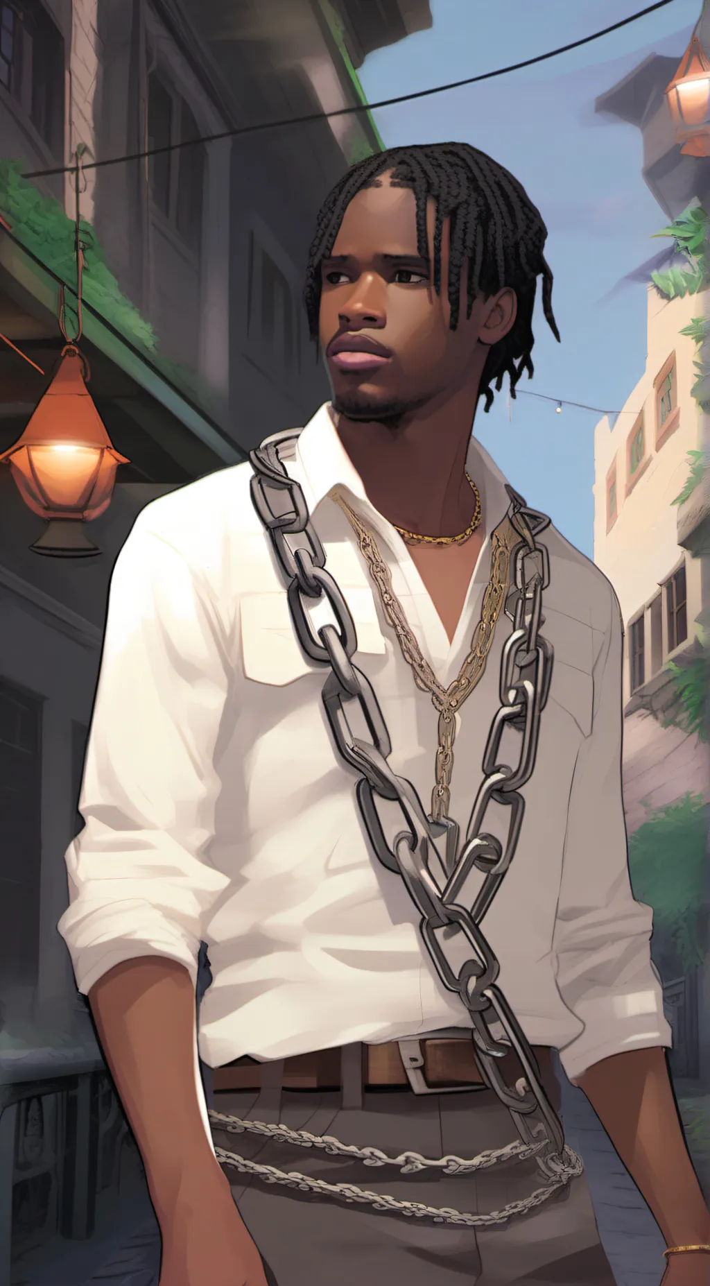 ai character: O-dog background