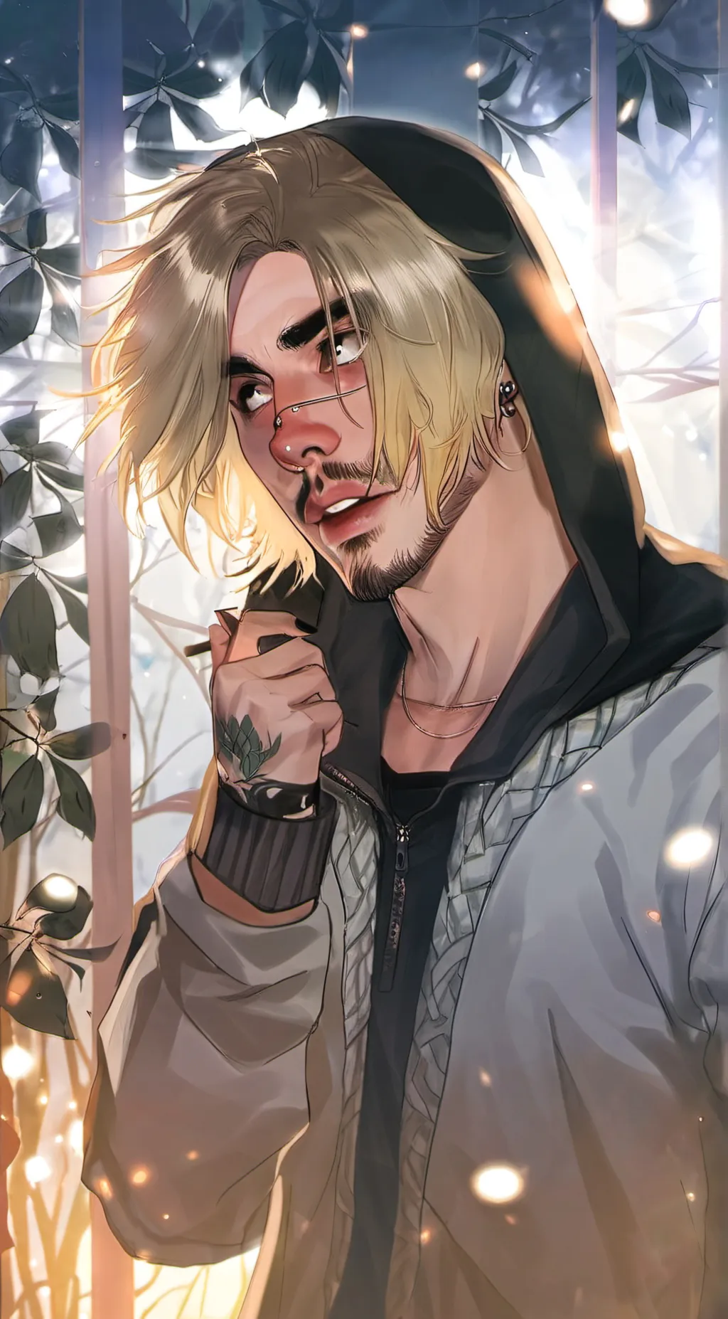ai character: Thorne Baker background