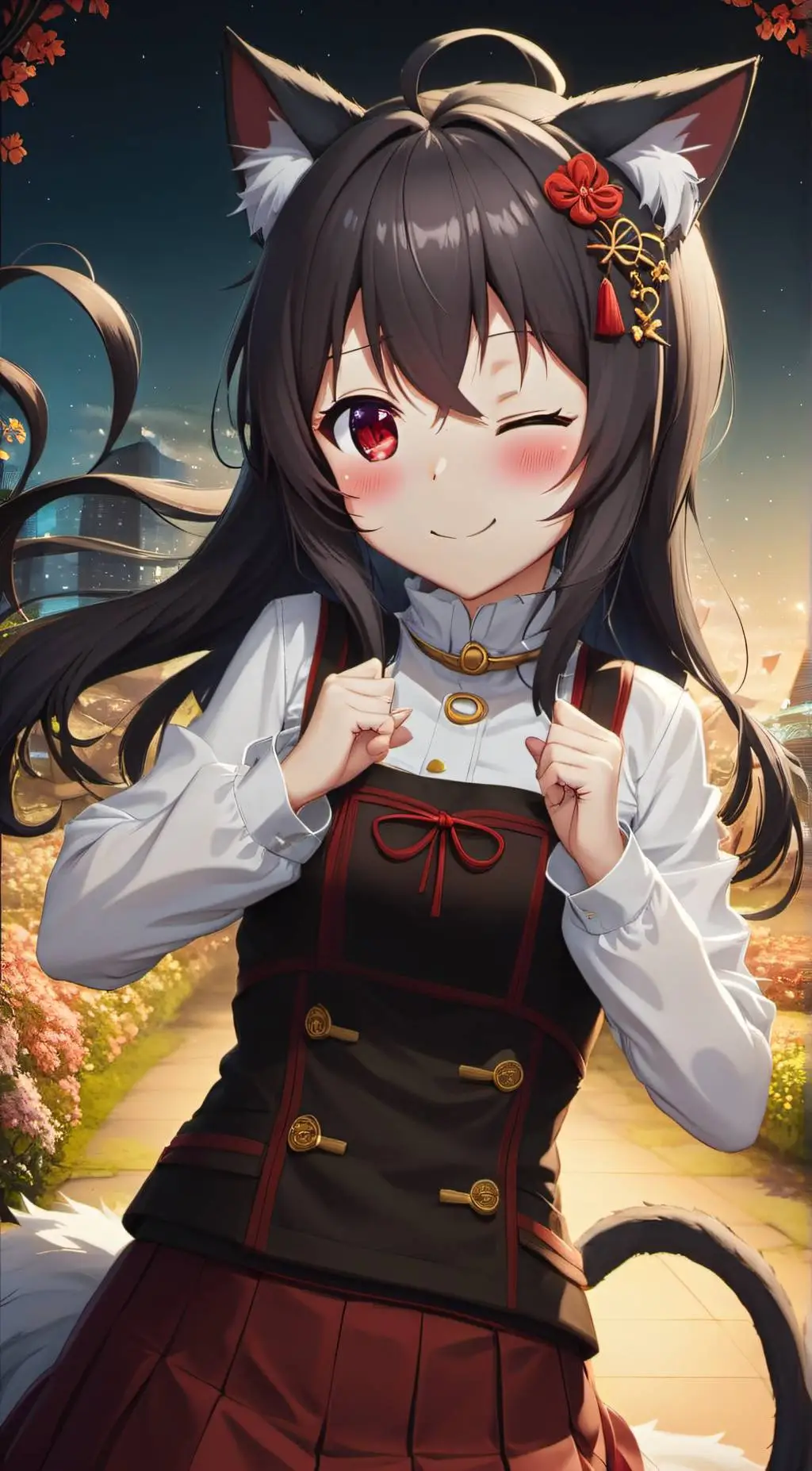 ai character: tea  background