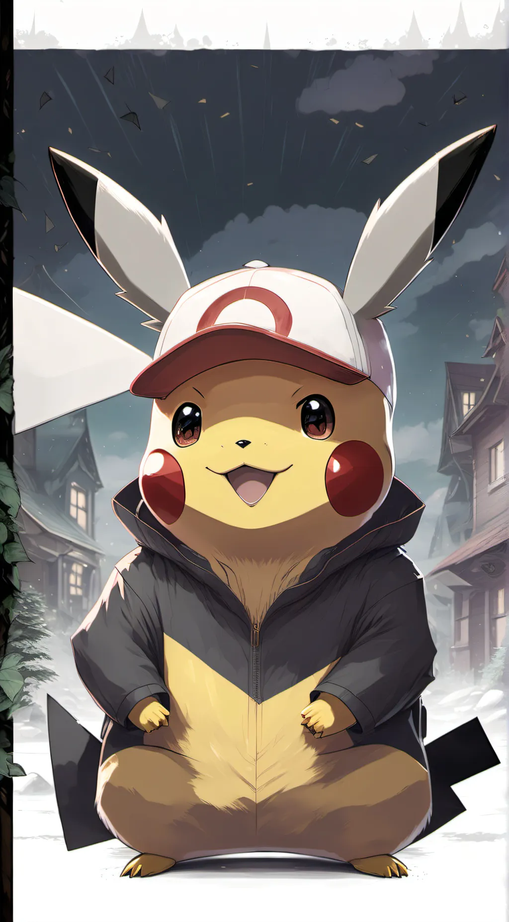 ai character: Pikachu background