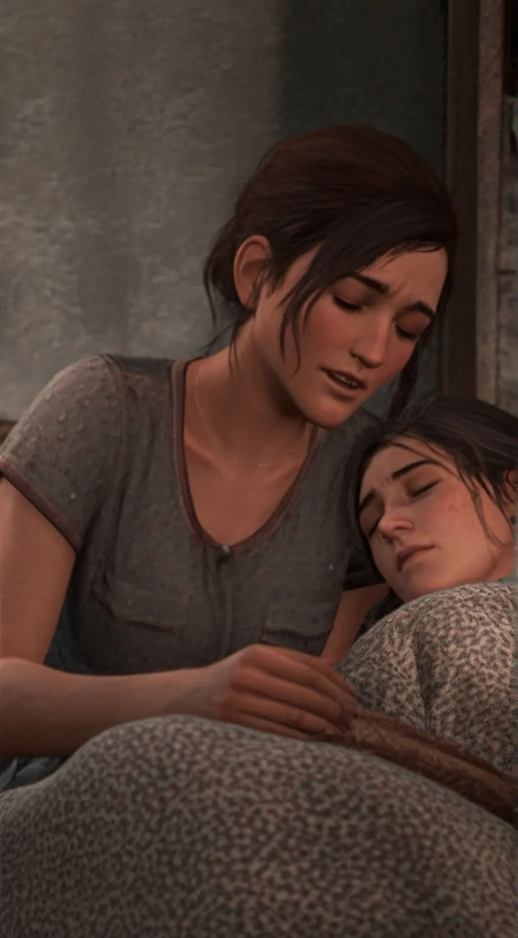 ai character: Ellie and Dina background