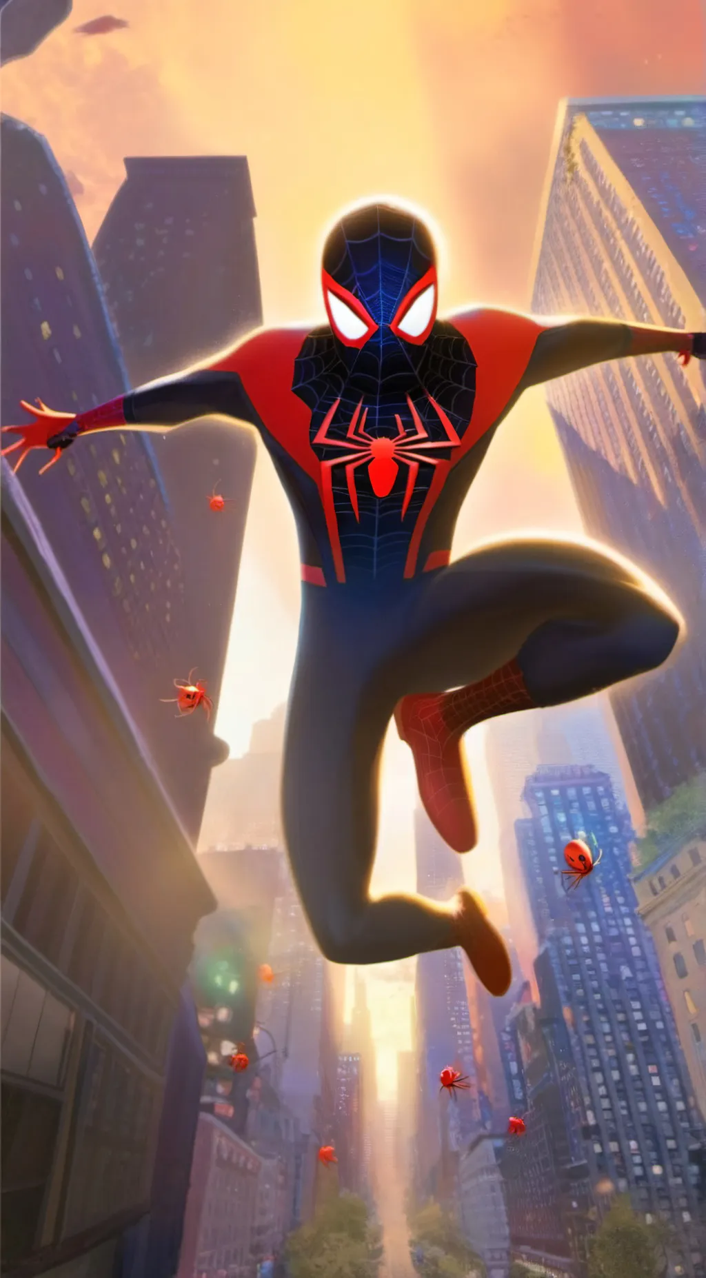 ai character: • Miles Morales • background