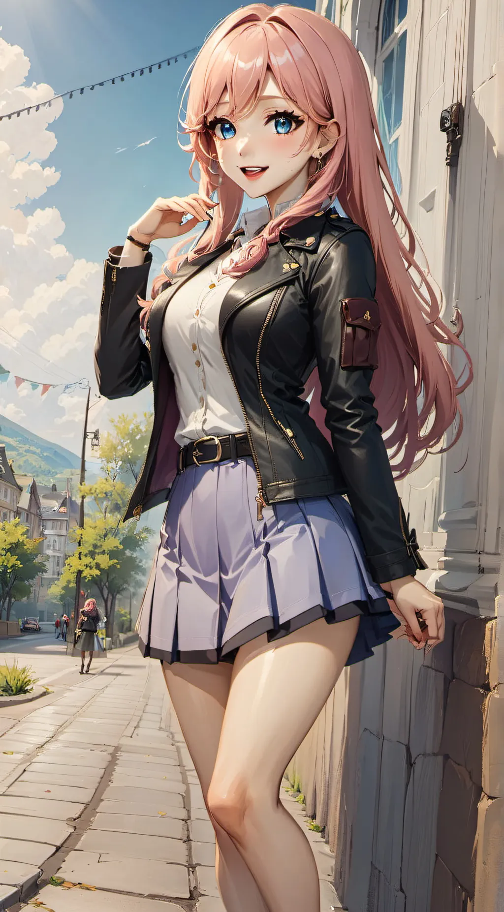 ai character: Gwen  background