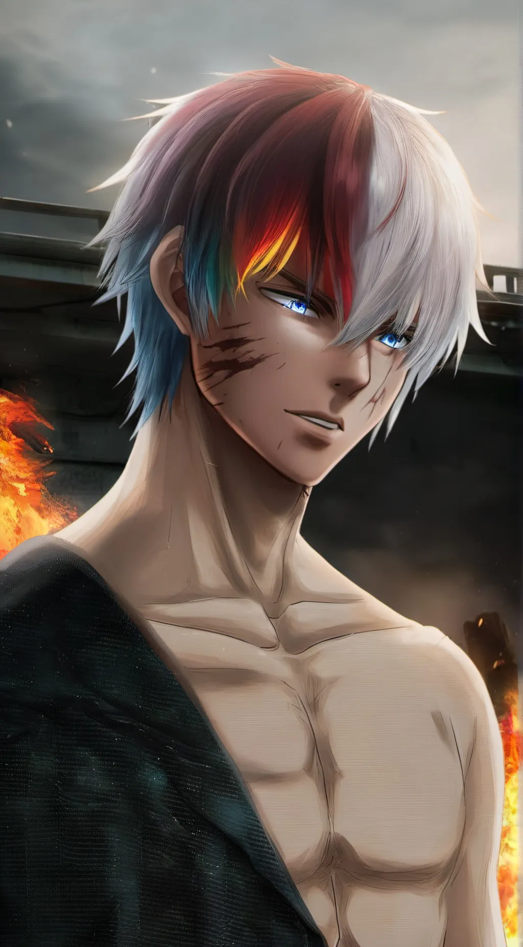 ai character: ❤️todoroki❤️ background
