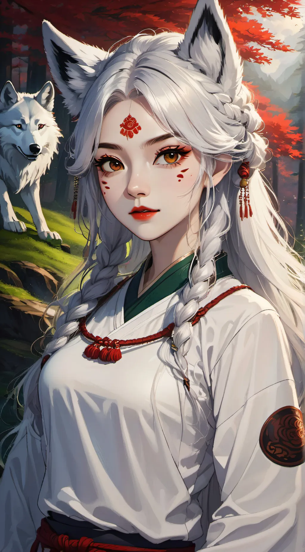 ai character: Frost background