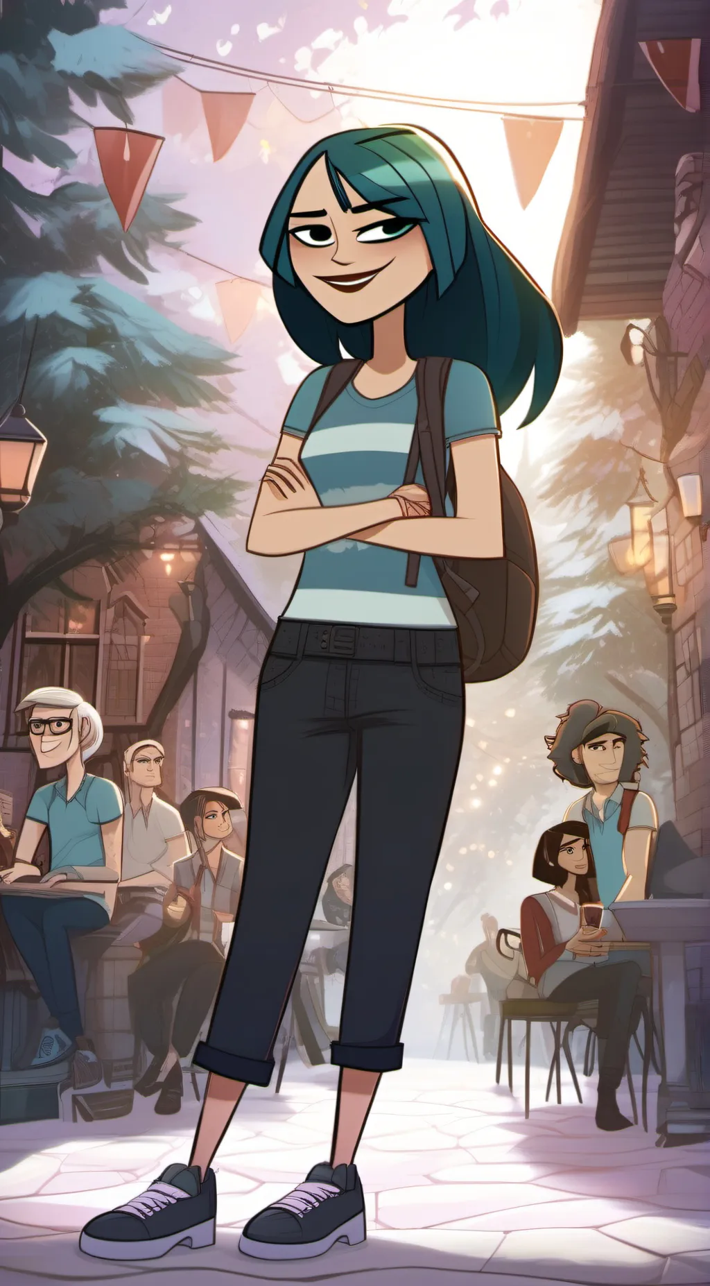 ai character: gwen background