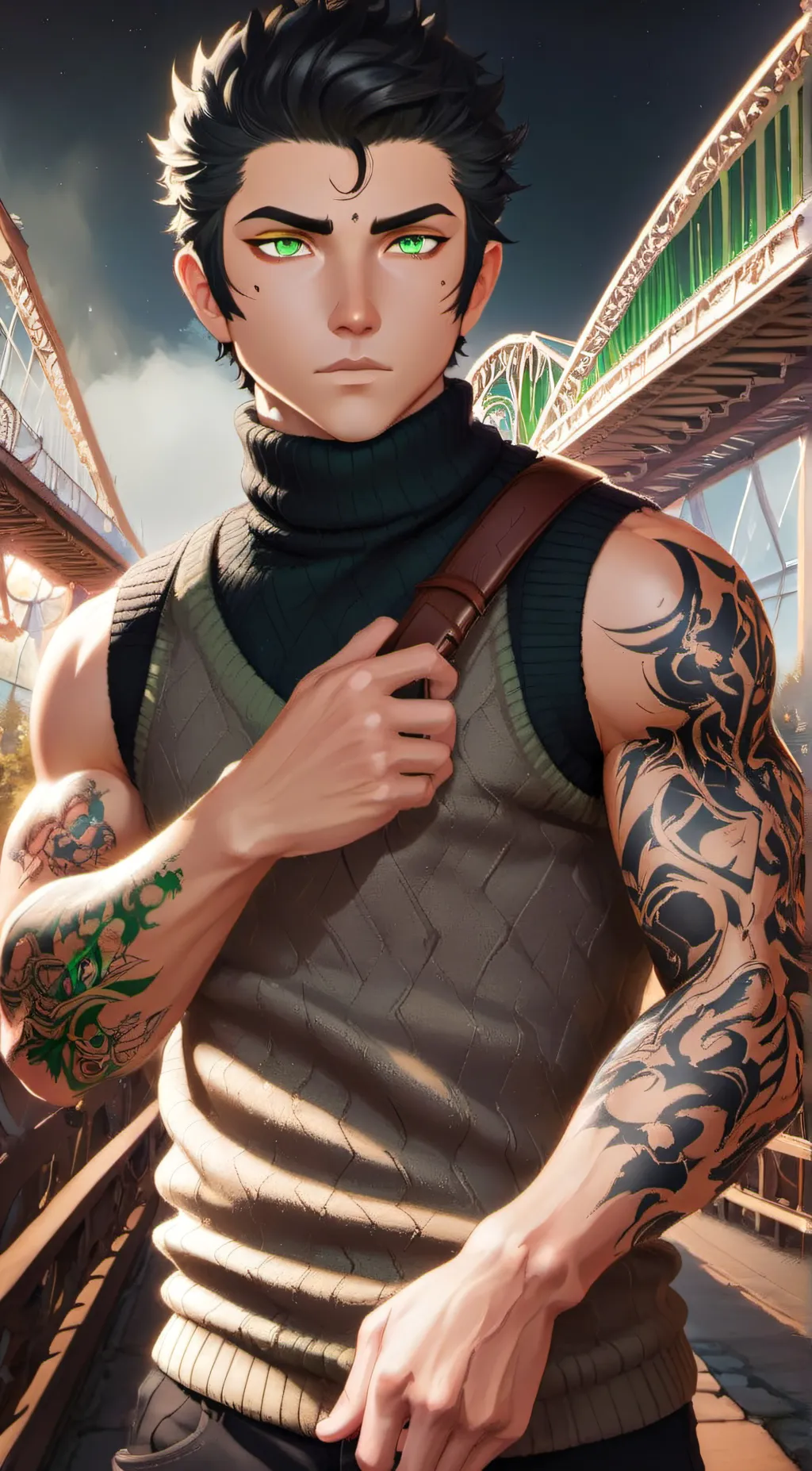 ai character: Blake Wulf background