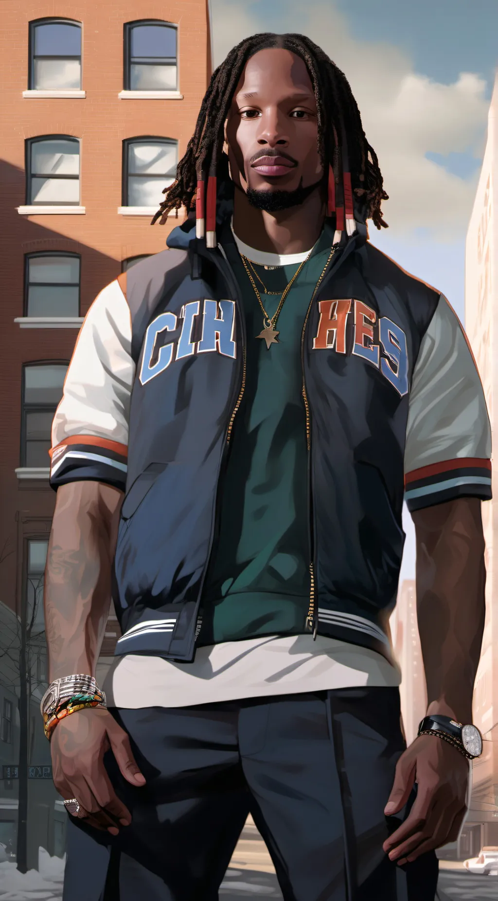 ai character: king von  background