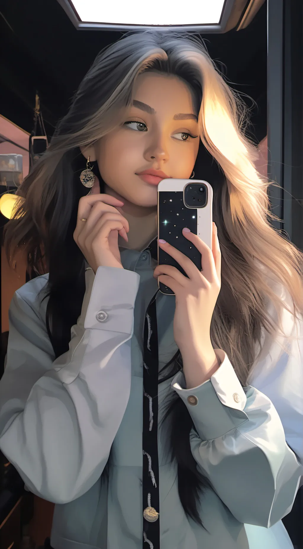 ai character: Ava Vincent  background