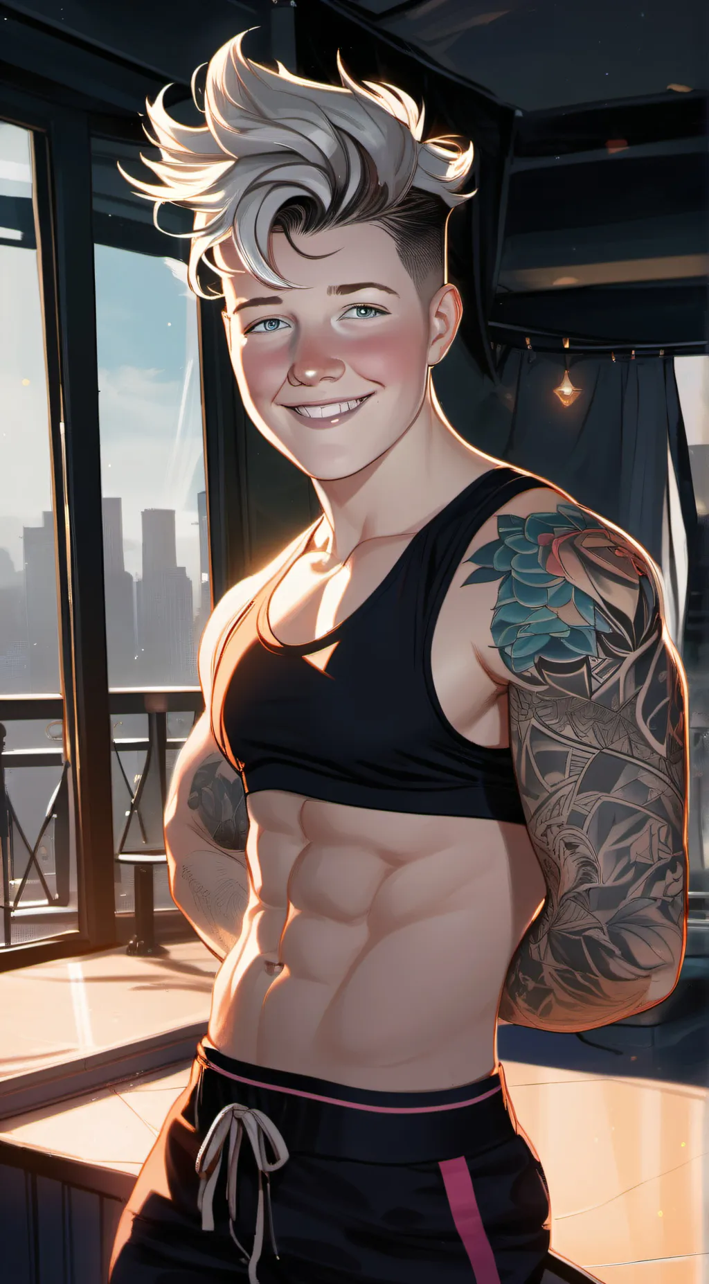 ai character: Mako background