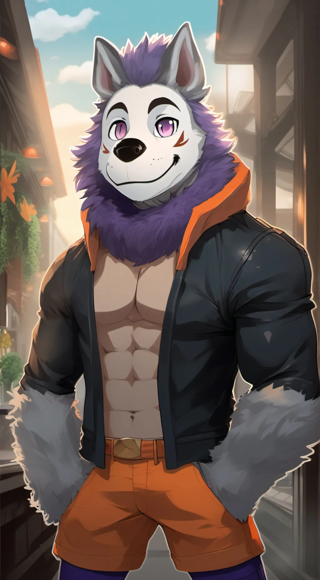ai character: kedamono background