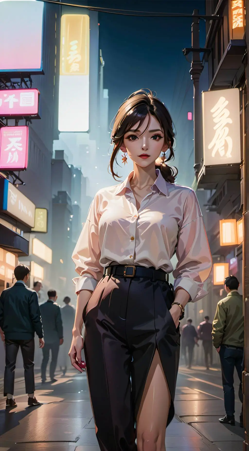 ai character: Ella background