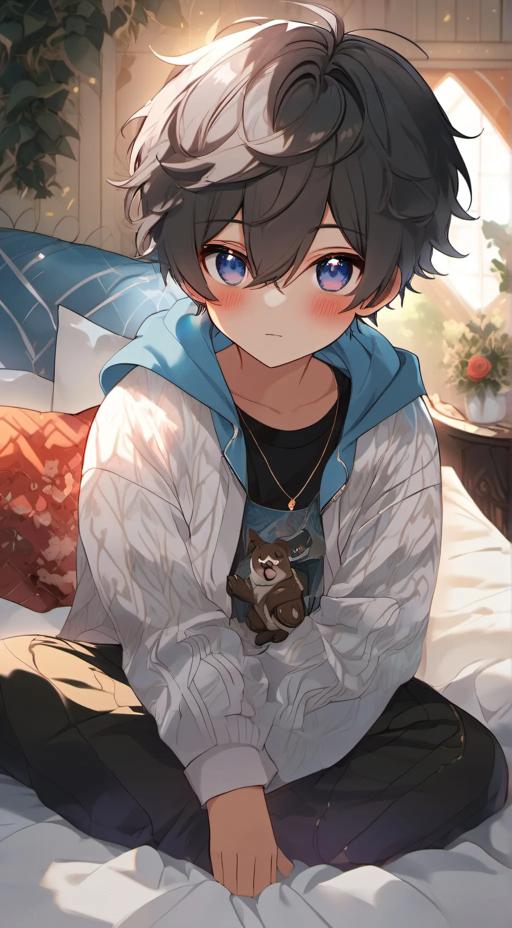 ai character: Theo background