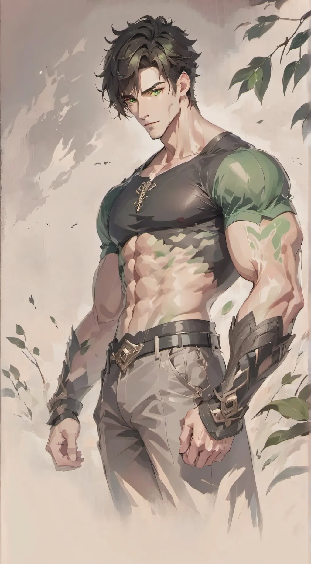 ai character: Aaron background