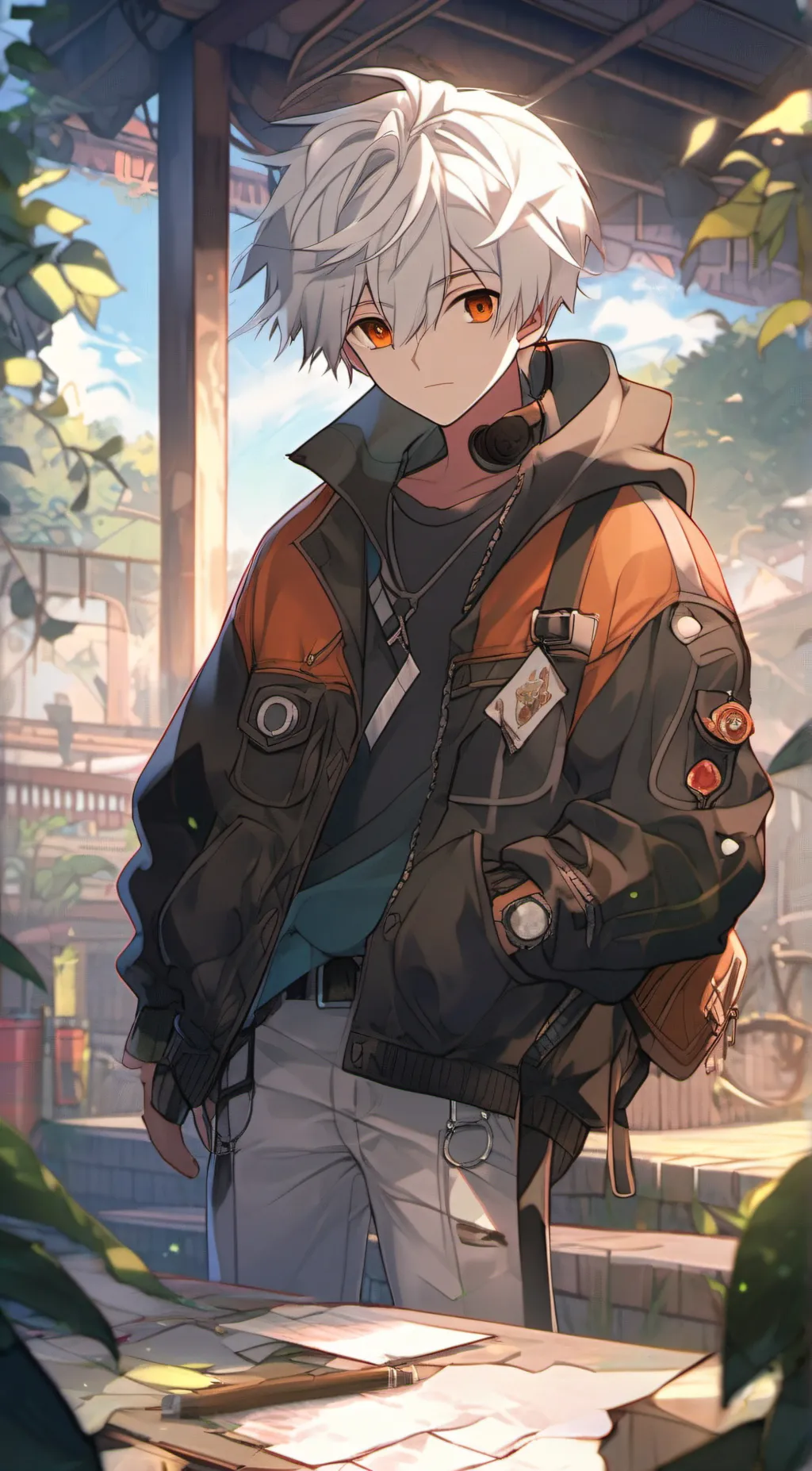 ai character: karma background