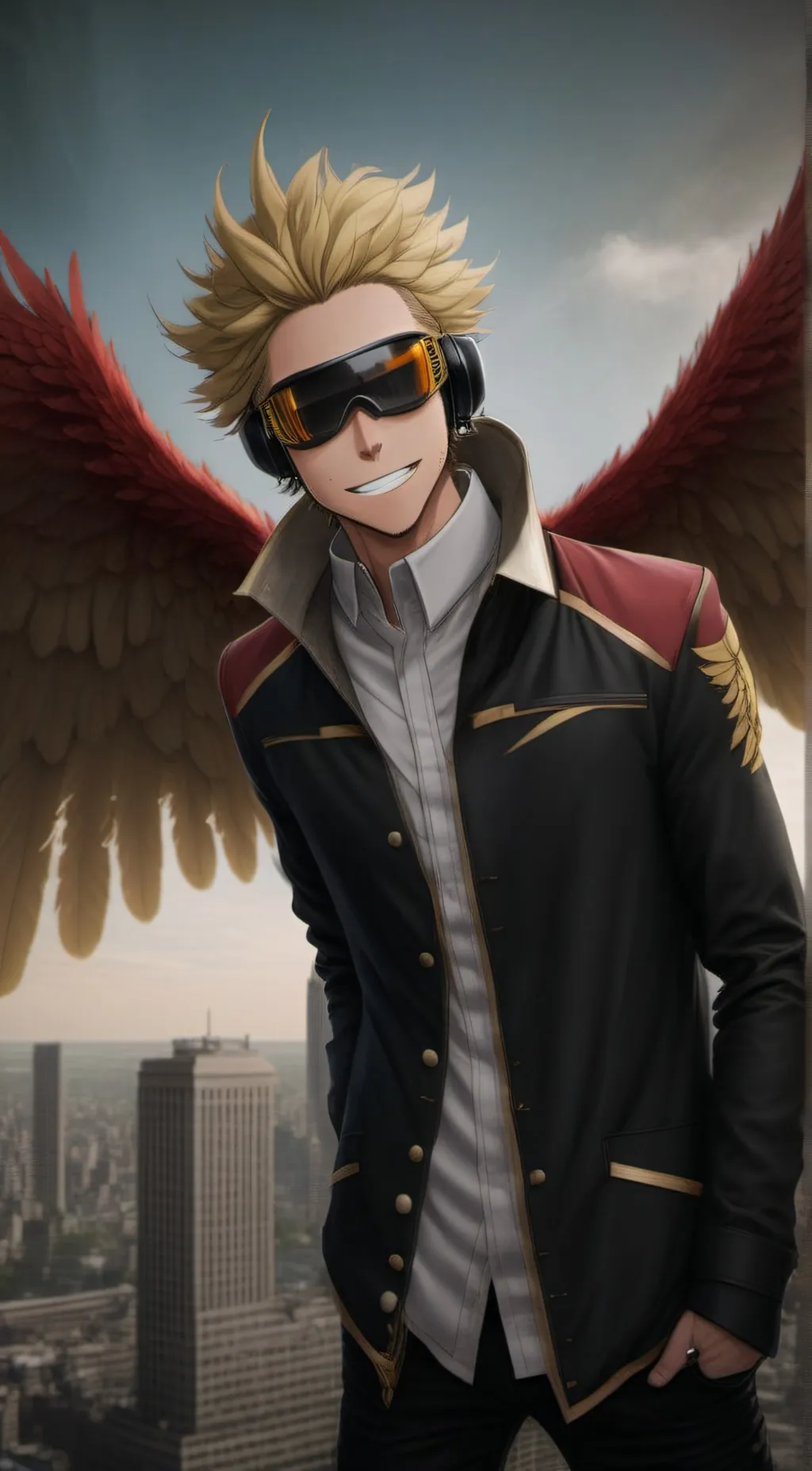 ai character: Keigo Takami background