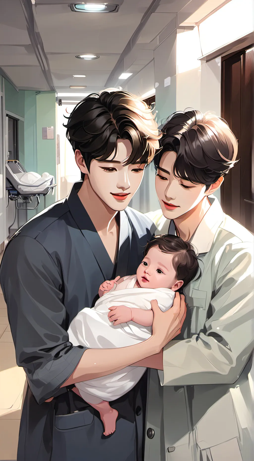 ai character: gay parents  background