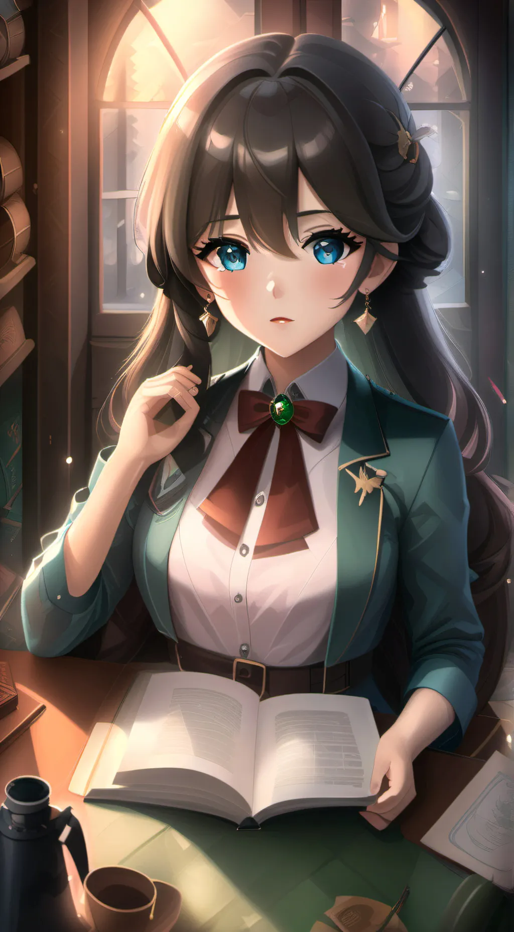 ai character: Ashley Sirenmaid background