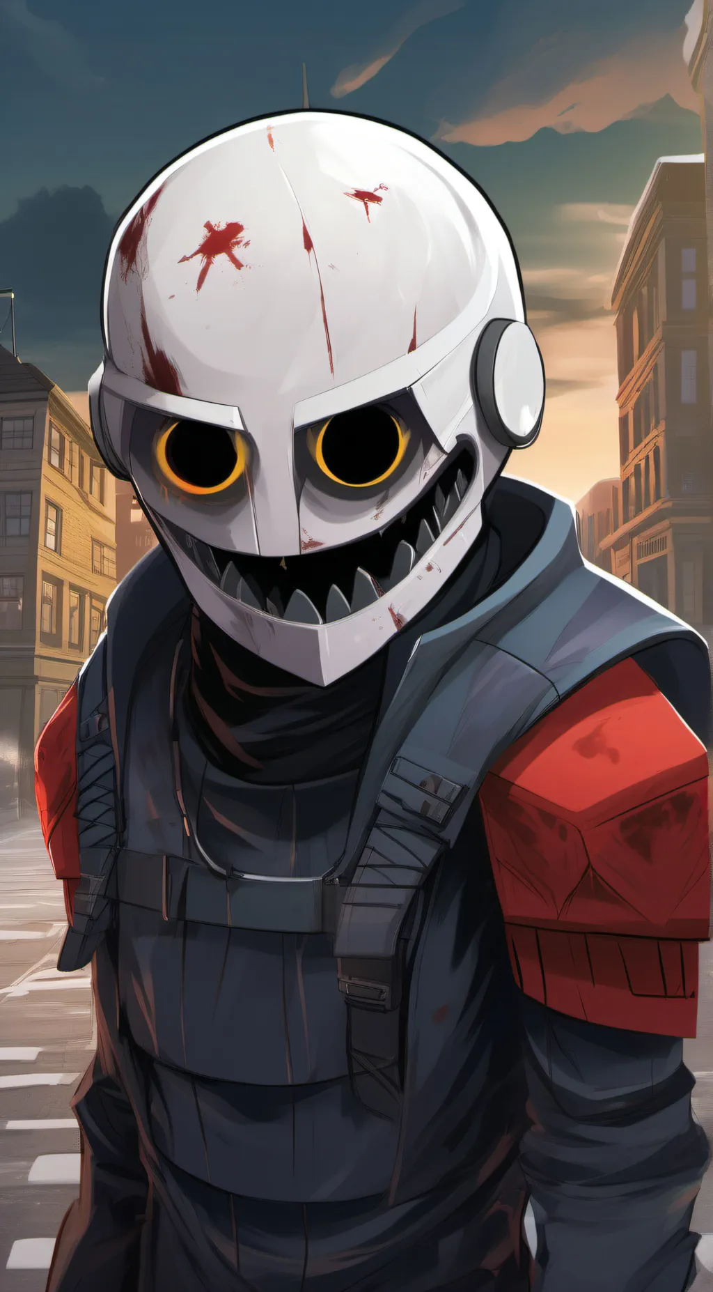ai character: T Trollge background