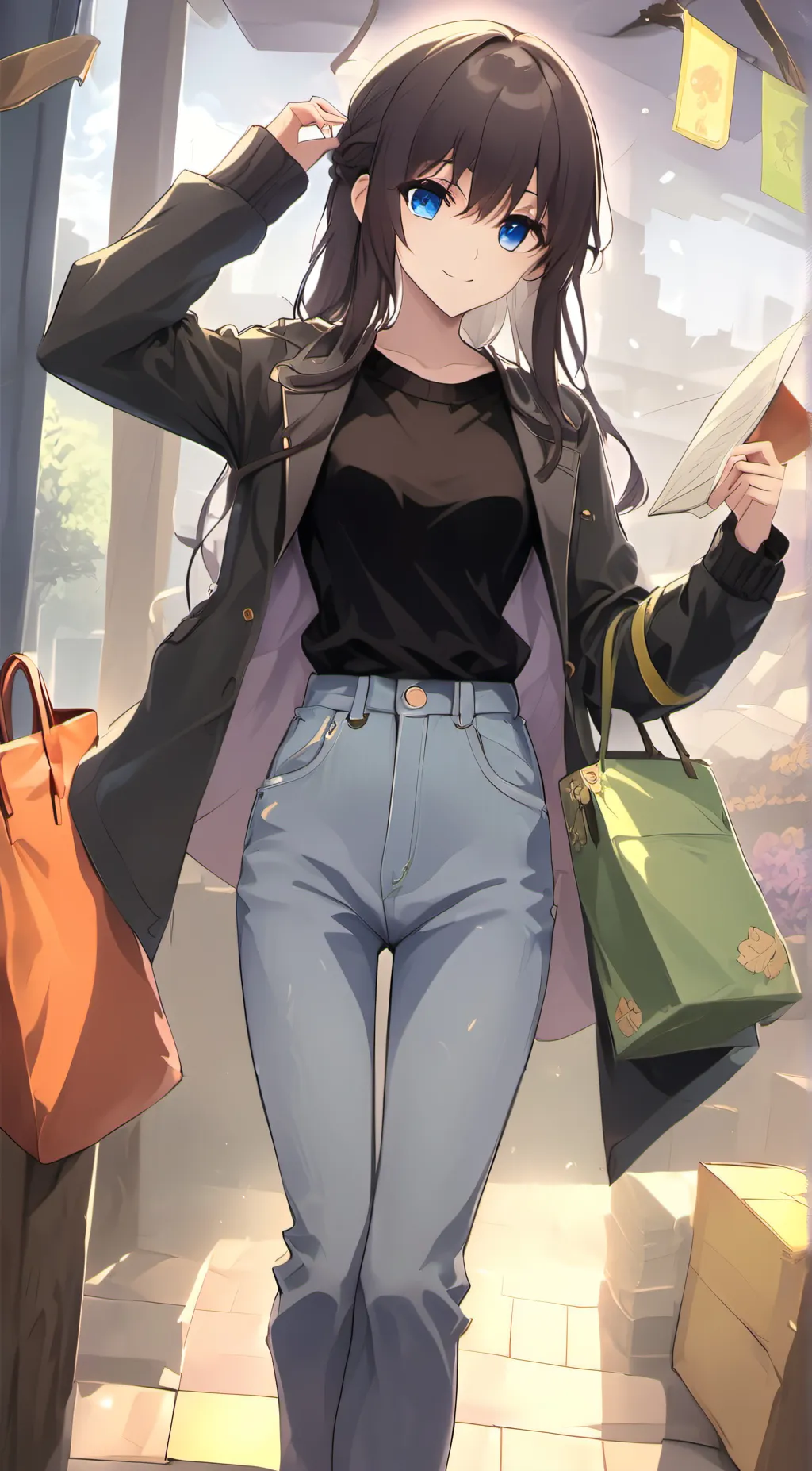 ai character: Anzu  background