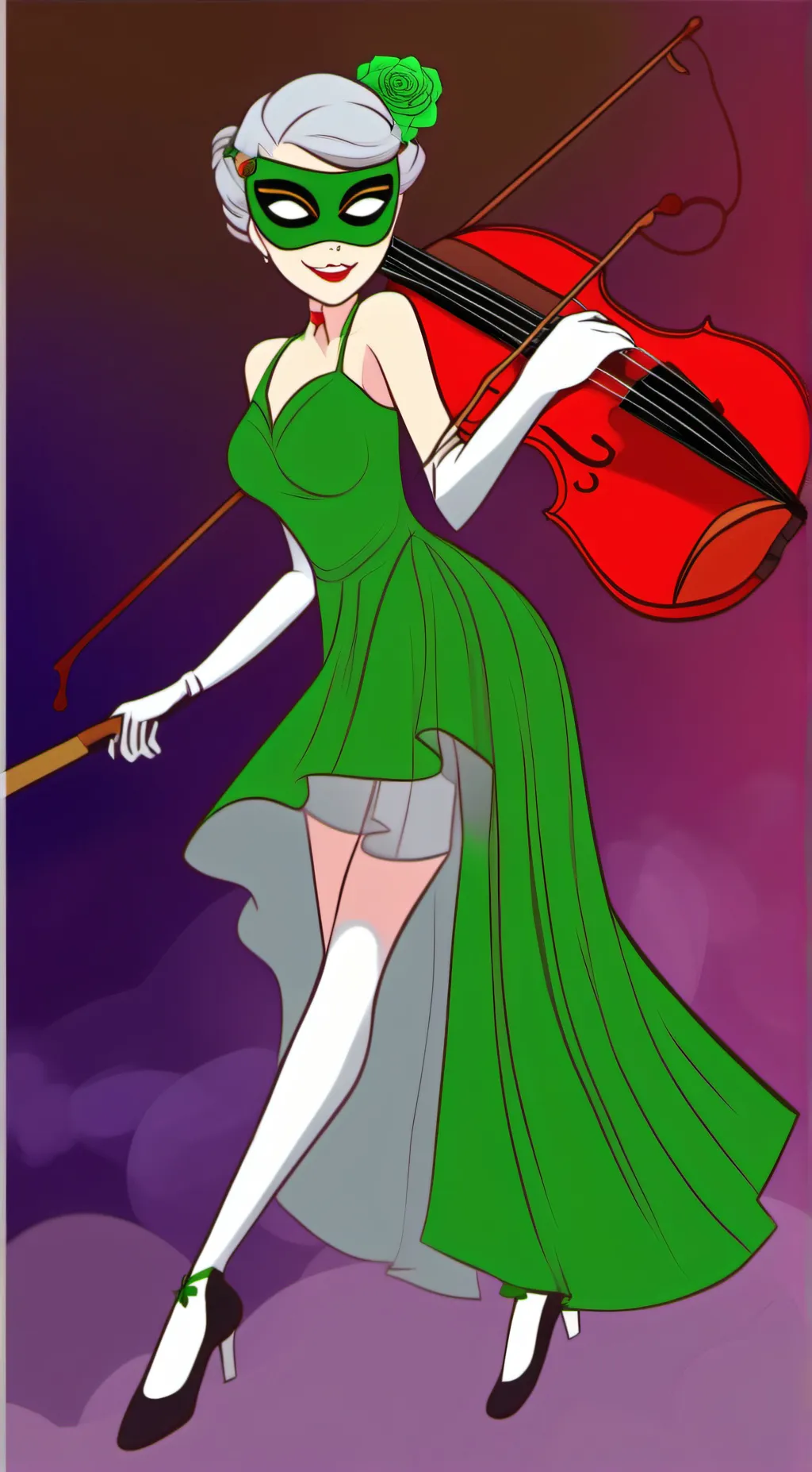 ai character: Scary Mary background
