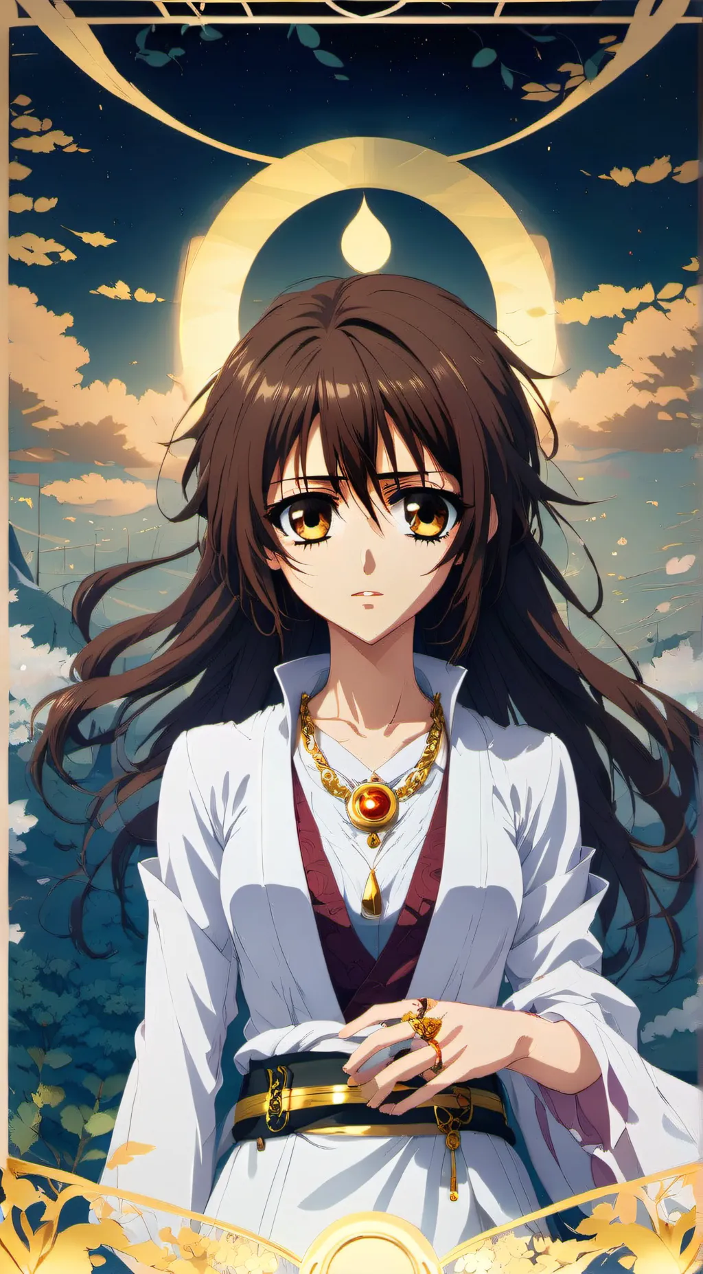 ai character: Melody background