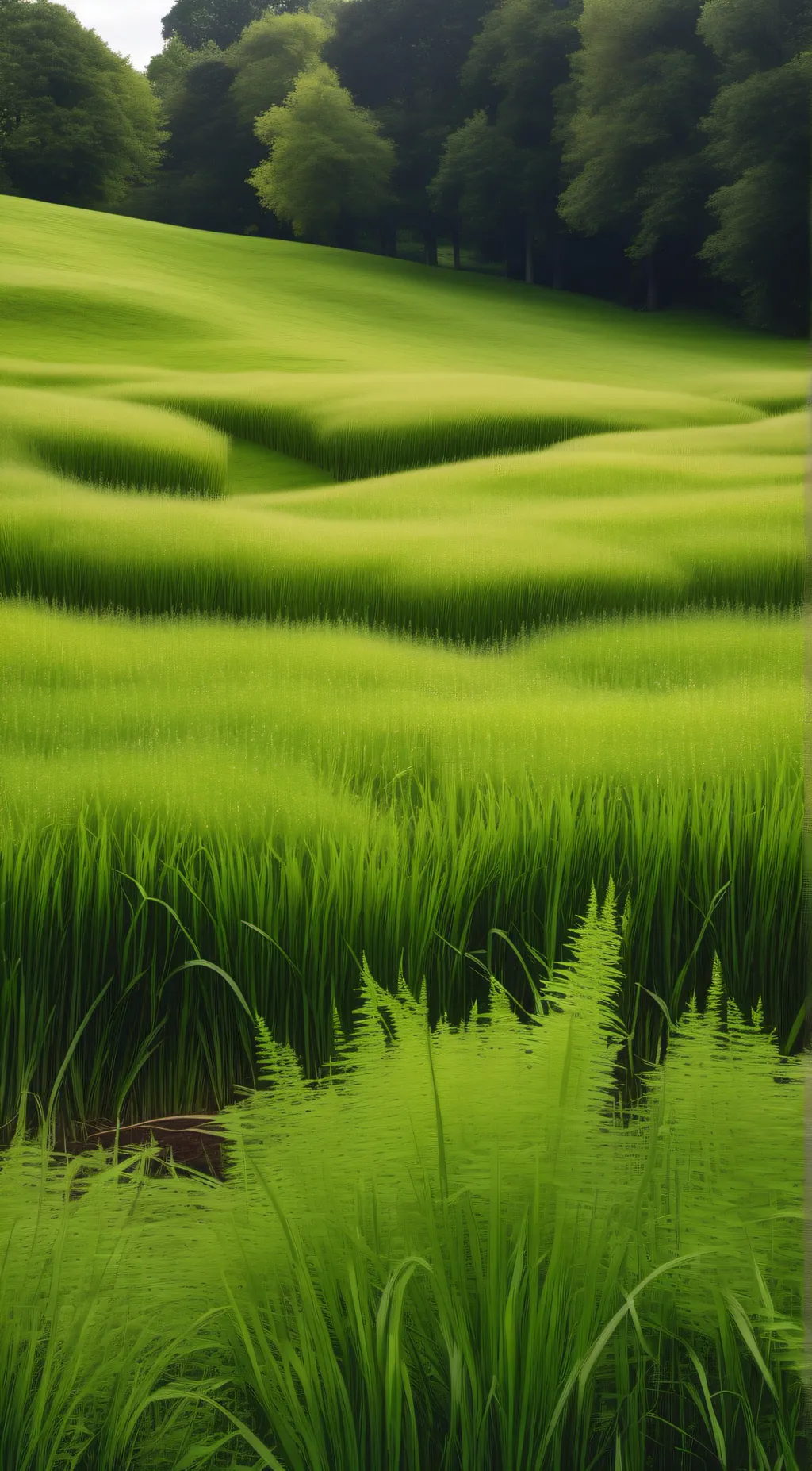 ai character: Grass background