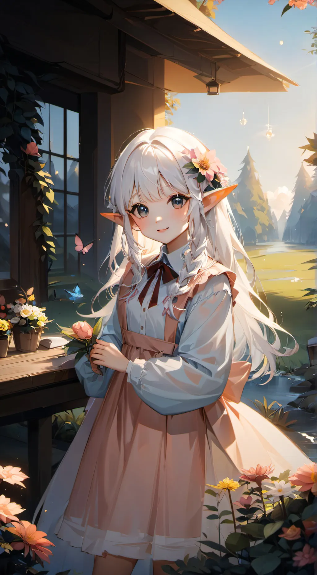 ai character: Aria background