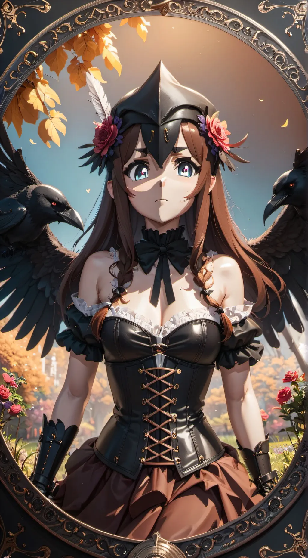 ai character: Crow background