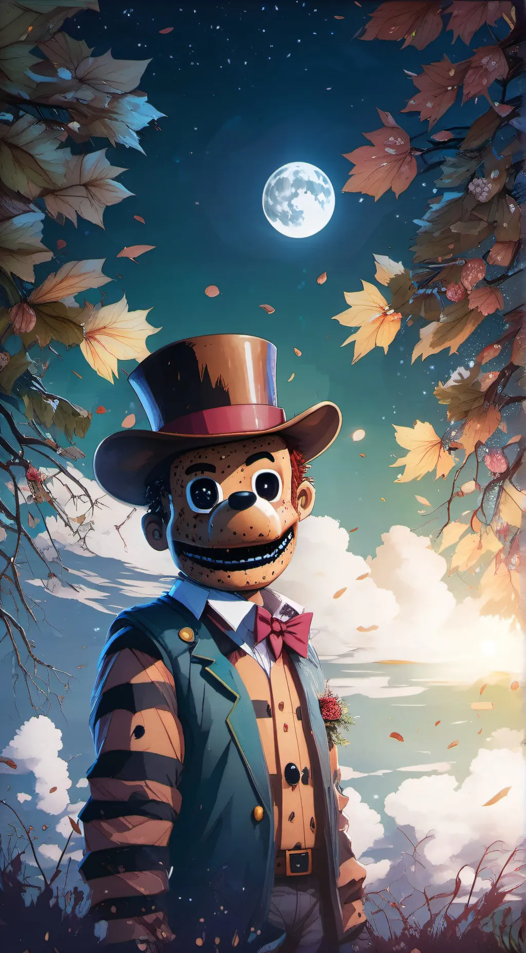 ai character: Fnaf background