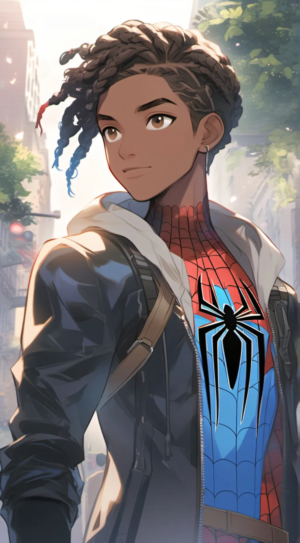 ai character: ezra  background