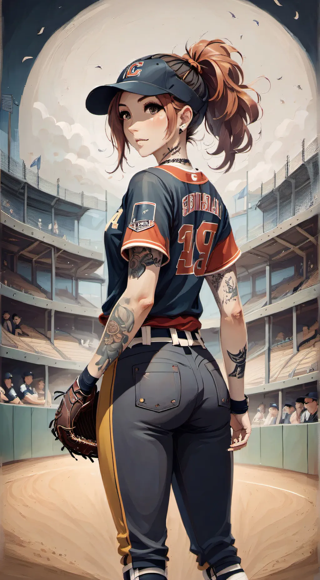ai character: 🥎Wolfie🥎 background