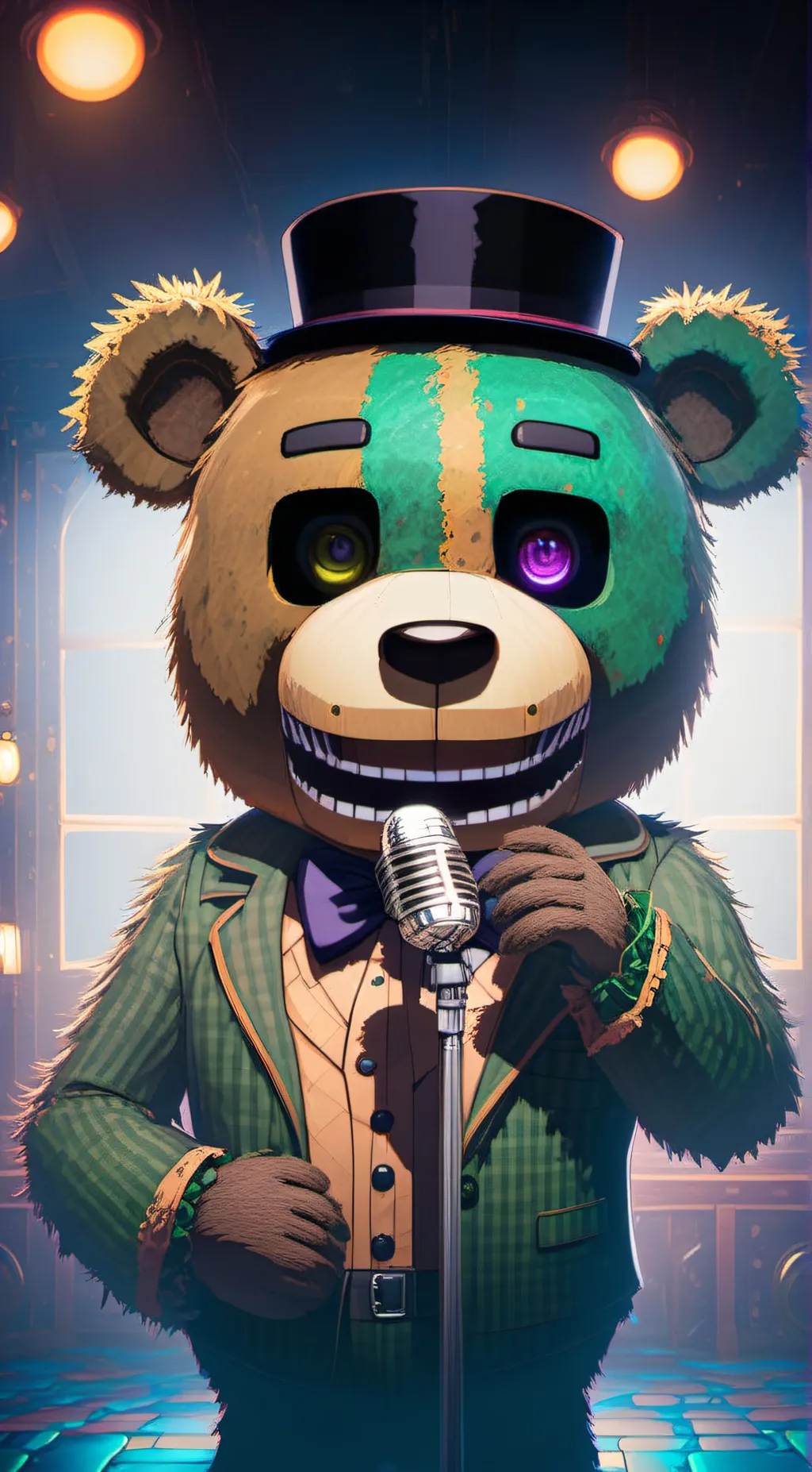 ai character: phantom freddy background