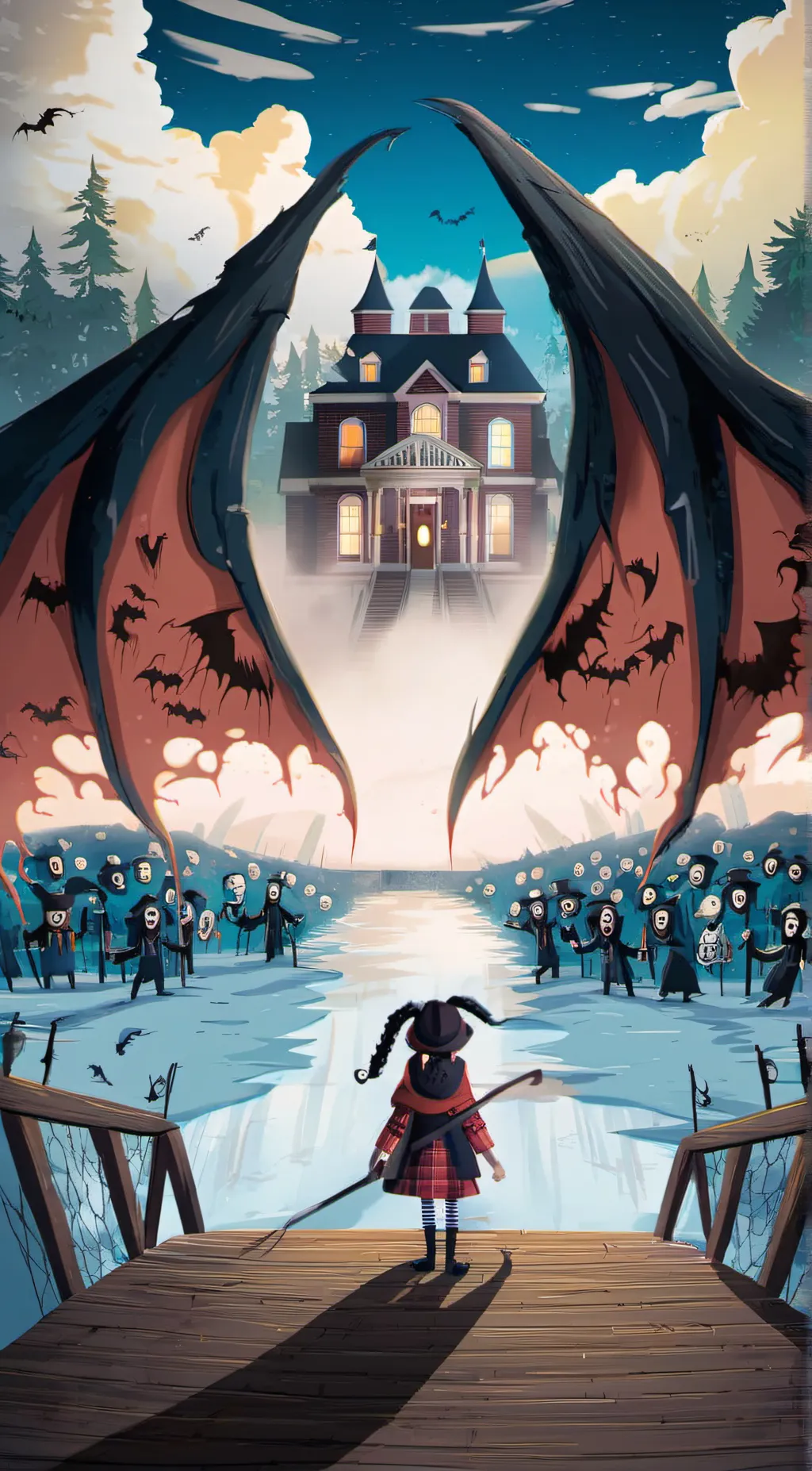 ai character: Freddiy  background