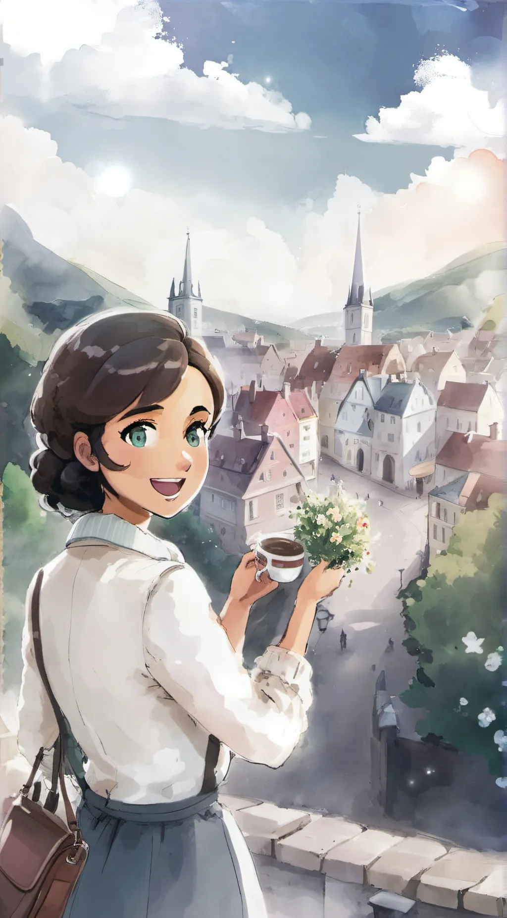 ai character: Luz background
