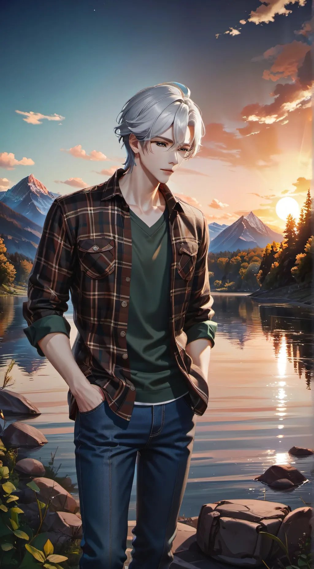 ai character: Aaron background