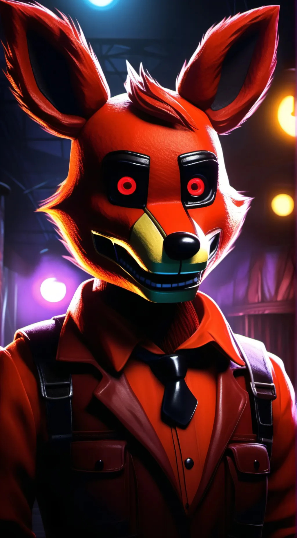 ai character: foxy background