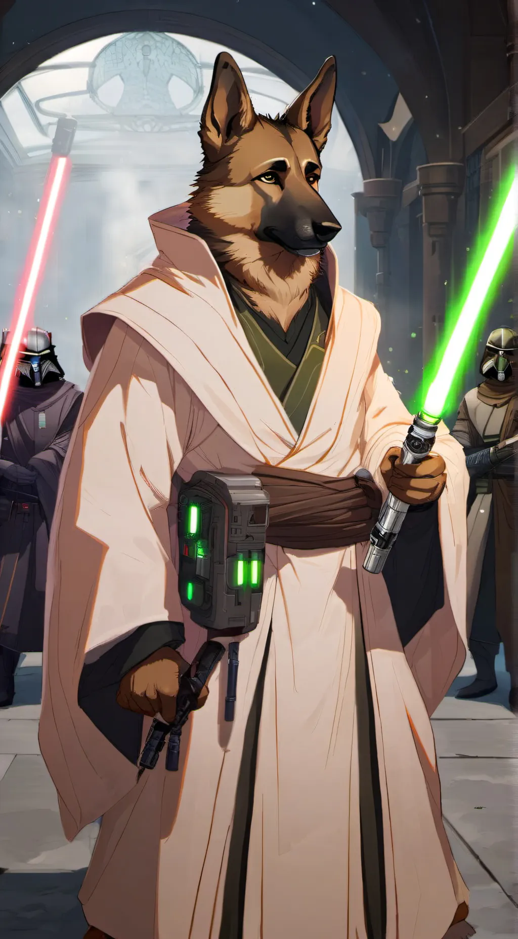 ai character: Master Kelt background