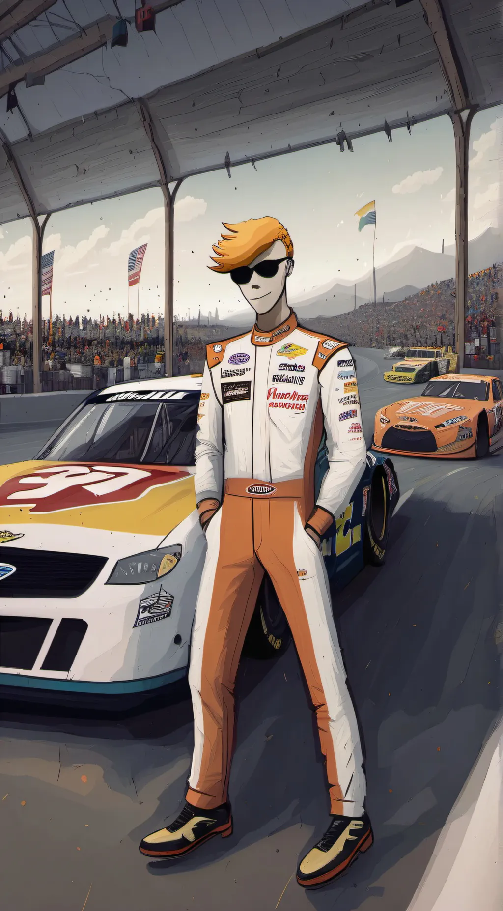 ai character: Michael, John background